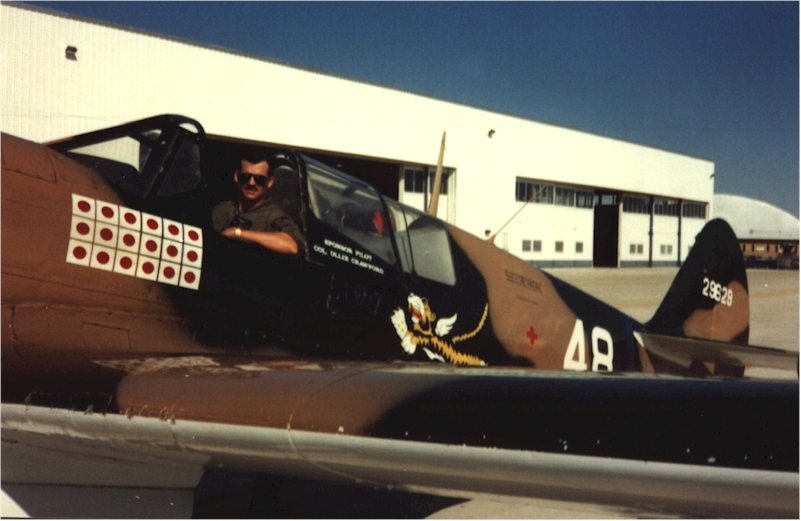 John Mings in P-40 